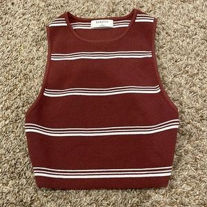 Babaton Sculpt Knit Racerback Crop Tank